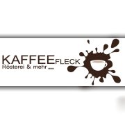Schriftzug "Kaffeefleck - Rösterei und mehr"