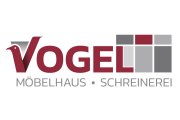 Schriftzug "Vogel - Möbelhaus - Schreinerei"