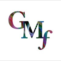 drei große Buchstaben mit Farbverlauf - G - M - F